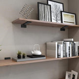 Black L Shelf Bracket Iron Shelf Brackets, Metal Shelf Bracket, Industrial Shelf Bracket, Modern Shelf Bracket, Brackets-20cm