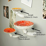 Mushroom Hanging Shelf,Wall Floating Shelf Mushroom Shaped Resin Hanging Ornaments Home Decor Wall Storage Shelves for Bedroom