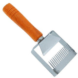 NNEDSZ Uncapping Fork Iron Honeycomb Honey Scraper Wooden Handle Beekeeping Tools