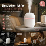 5 Pack Water Drop Humidifier Glacier White, Multi-scene Gift Set