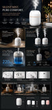 6 Pack Water Drop Humidifier Glacier White, Office Holiday Pack