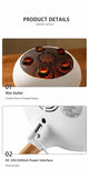 Dynamic Jellyfish Aroma Diffuser, Sound Activated RGB Lamp, Quiet Bedroom Humidifier, Relaxing Night Gift