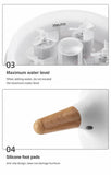 Rhythm Responsive Jellyfish Aroma Humidifier, Multi-Color Mood Light, Ideal Holiday Present