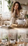 Dreamy Jellyfish Oil Diffuser, Music Linked Color Shift, Ultra Quiet For Nighttime Rest