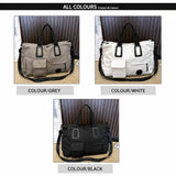 Slim Multi Purpose Sports Duffle Bag, Versatile Daily Travel Shoulder Bag, Grey