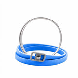 48cm Blue Feline Insect Barrier Strap Reusable Round Tin Case 8 Month Flea Tick Mosquito Protection Quick-Snap Buckle Home Use