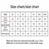 Women's Academy Uniform Cosplay Costume Full Set Plaid Skirt Vest Shirt Tie Badge XS Halloween Party