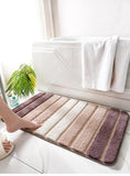 Non-slip Water Absorbent Bath Mat Grey