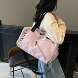 KAYINAI Travel Bag: 20-35L Spacious Storage, Independent Shoe Compartment for Dry/Wet Separation, Lightweight Hand-Carry/Crossbody 2-in-1./PINK
