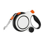 【Upgraded Retractable Dog Leash】50KG Strong Load Capacity, 5M Free Retraction, Ergonomic Anti-slip Handle, One-touch Lock(grey)