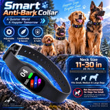 Smart no-shock anti-bark collar, humane beep & vibration training, intelligent anti-interference, 3 modes & 5 sensitivity levels, adjustable 11-30 inches, fits all dog sizes, perfect for multiple occasions.*black
