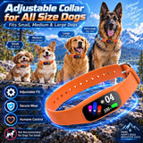Smart no-shock anti-bark collar, humane beep & vibration training, intelligent anti-interference, 3 modes & 5 sensitivity levels, adjustable 11-30 inches, fits all dog sizes, perfect for multiple occasions.*black