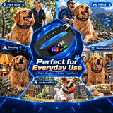 Smart no-shock anti-bark collar, humane beep & vibration training, intelligent anti-interference, 3 modes & 5 sensitivity levels, adjustable 11-30 inches, fits all dog sizes, perfect for multiple occasions.*orange