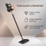 4-in-1 cordless vacuum cleaner, 50000RPM motor, 10000Pa suction, 180° rotating brush head, dual speed settings, lightweight and convenient./white