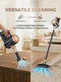 4-in-1 cordless vacuum cleaner, 50000RPM motor, 10000Pa suction, 180° rotating brush head, dual speed settings, lightweight and convenient./purple