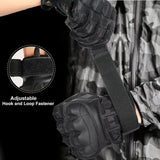 Full-Finger Multi-Functional Tactical Gloves, TPU Exoskeleton Impact Protection, Five-Finger Touchscreen Precision Control, Anti-Slip Wear-Resistant Palm, Essential for Outdoor Riding and Tactical Training./GREEN .M code