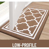 Paillasson Lavable for Indoor Indoor, Marron Kitchen, Salissures Slip and Anti-Paillasson Absorbant Anti-50 X 80 cm, 80 cm