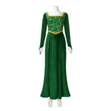 Princess Fiona Dress Halloween Masquerade Green Dress, Party Costume Role Play for Adult S