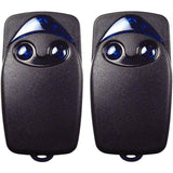 2 Pcs Flo2r-S 433.92 MHz 2-Button Electric Garage Door Remote Control, Compatible with the Nice Remote Garage Door Remote Control