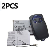 2 Pcs Flo2r-S 433.92 MHz 2-Button Electric Garage Door Remote Control, Compatible with the Nice Remote Garage Door Remote Control