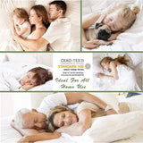 Waterproof Bamboo Mattress Protector, Soft and Hypoallergenic, Anti-Dust Mite and Bacteria, Breathable, 200 x 200 cm, 30 cm