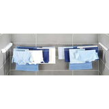 Indoor and Outdoor Wall Mounted Clothes Dryer, Extendable Clothes Line 3.7 m