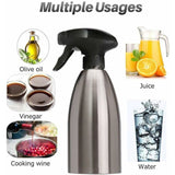 Olive Oil Sprayer, Oil Spray, Oil Spray for Cooking, BBQ, Baking, Barbecue, Cooking, Salad, 500 ml