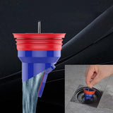 Shower Floor Drain, Backflow Preventer, Odor Proof, for Kitchen Bathroom Drain, Silicone, Quick Drain Valve, 5.3 x 5.3 cm