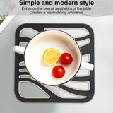 6 Pcs Hot Pot Mats Heat Resistant Non-Slip Modern Hot Dish Holder for Kitchen Table