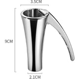 Nutcracker, Fits All Nuts, Minimal Effort to Crack Hard Shells, No Flying Shells and No Pinched Fingers, Silver