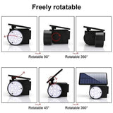 2 Pcs Powerful Outdoor Solar Light, 30 LED Security Light Motion Sensor Three Head Spotlights Wireless Lighting Waterproof IP65 Large 360 Solar
