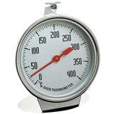 Oven Cooking Thermometer, Temperature Gauge Instant Read Thermometer Stainless Steel Probe with Hook for Oven Cooking or BBQ, 7 x 9 cm