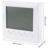 Digital Heating Thermostat 2-Wire Connection with Programming 6 Working Days and 2 Weekend Periods