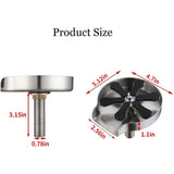 Glass Rinser for Kitchen Sink, Stainless Steel Glass Rinser, Water Bottle and Coffee Cup Cleaner, Glass Cleaning Tool for Home, Restaurant and Bar