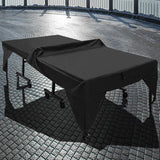 Waterproof Dustproof Table Tennis Cover Black, Black, 280 x 153 x 73 cm