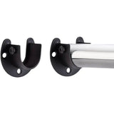 Stainless Steel U-Shaped Shower Curtain Rod Bracket 200KG