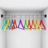 Stainless Steel U-Shaped Shower Curtain Rod Bracket 200KG