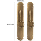 Chinese Style Door Ring Brass Handle Antique Door Handle Furniture Hardware