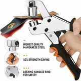 300 Pack Tarpaulin Eyelet Pliers, Eyelets, Diameter, Portable Eyelet Pliers for Fabrics, Tarpaulins, Leather, 10 mm