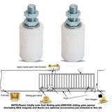 Sliding Gate Rail Guide Wheel, Nylon Wheel, Industrial Nylon Pulley, Various Specifications