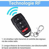 1 Pcs Universal Gate Remote Control, Garage Door Remote Control, 433.92 MHz, 4-Button Remote Controls, Fixed Code Duplicator