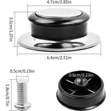 4 Pcs Pan Lid Handle Glass Lid Handle Stainless Steel Pan Lid Caps Handles Universal Pan Lid Handles
