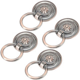4 Pcs Antique Zinc Alloy Cabinet Door Handles Antique Bronze Hardware