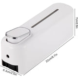 Manual Soap Dispenser, ABS Press, Wall Mounted Soap Dispenser for Home Hotel White, 300 ml