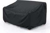 Waterproof Garden Bench Cover for 2 Seater Bench Black, 221 x 94 x 89 cm
