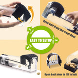 2 Pack Humane Mouse Traps, No Kill Rat Live Traps Catch and Release for Chipmunks, Reusable Pet and Children Friendly, Black, 12 Inches