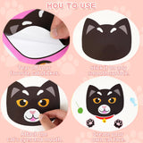 24 Sheets Make Your Own Cat Face Stickers for Kids, Cat Party Favors and Birthday Crafts Supplies