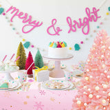 3 Pack Christmas Snowflake Tablecloth, Pink Winter Table Cover Rectangle Disposable Tablecloth for Christmas Frozen Party Baby Shower Decoration, 108 x 54 Inch