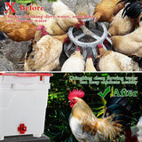 12 Pcs Chicken Waterer Nipples with Drill Bits, Horizontal Poultry Waterer for Chicken Coop, Leakproof ABS Plastic Water Feeder for Buckets, Water Saving Design for Outdoor Use