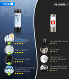 Hydrogen Water Bottle Generator 4000PPB SPE PEM Electrolysis Portable Hydrogen Ionizer Water Maker for Travel Office Home, 420ML Black